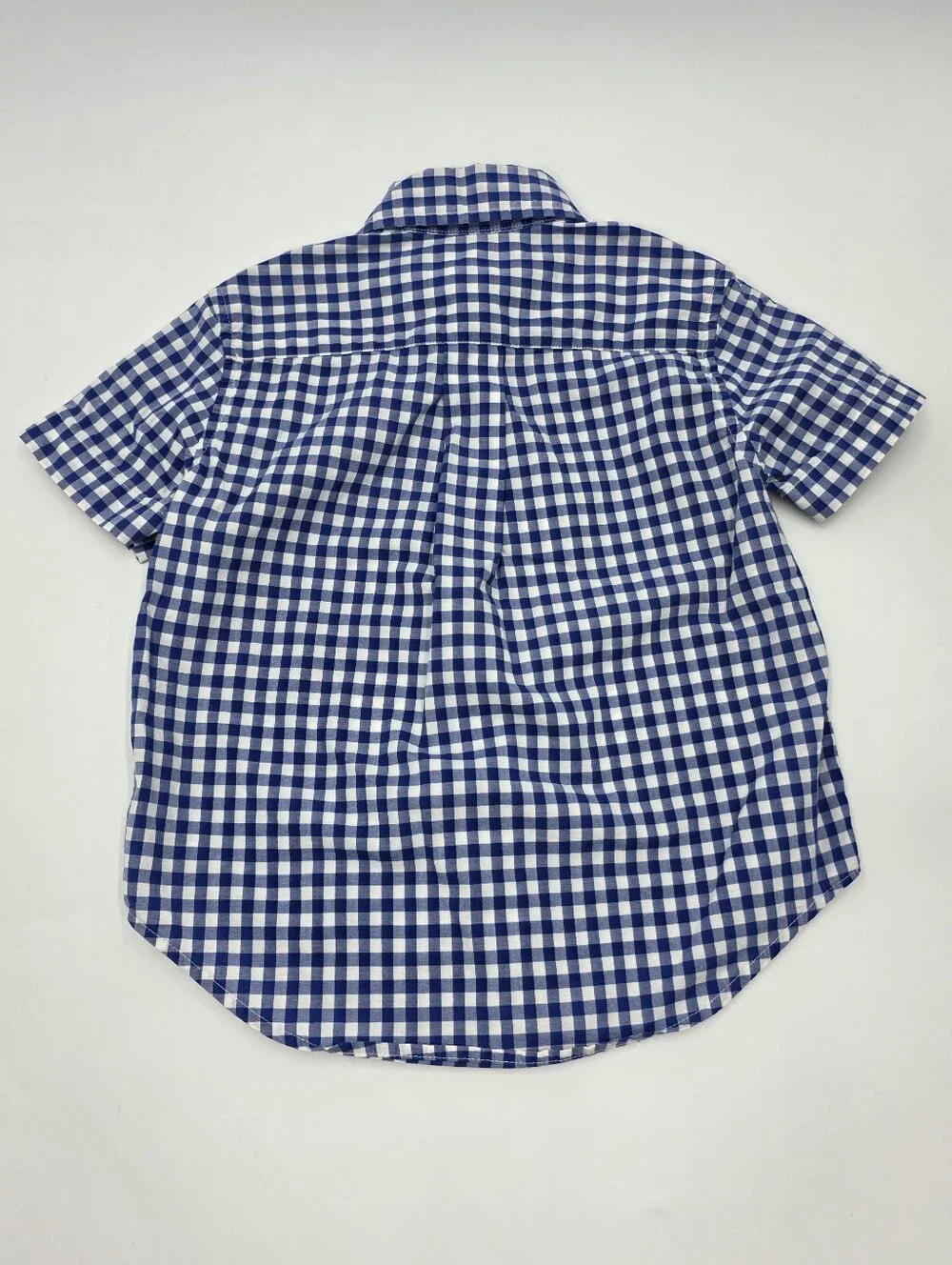 Ralph Lauren boys' short-sleeved gingham button down shirt size 2T